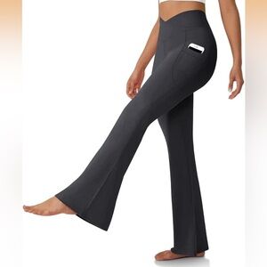 Women's light grey Yoga Pants with Pocket